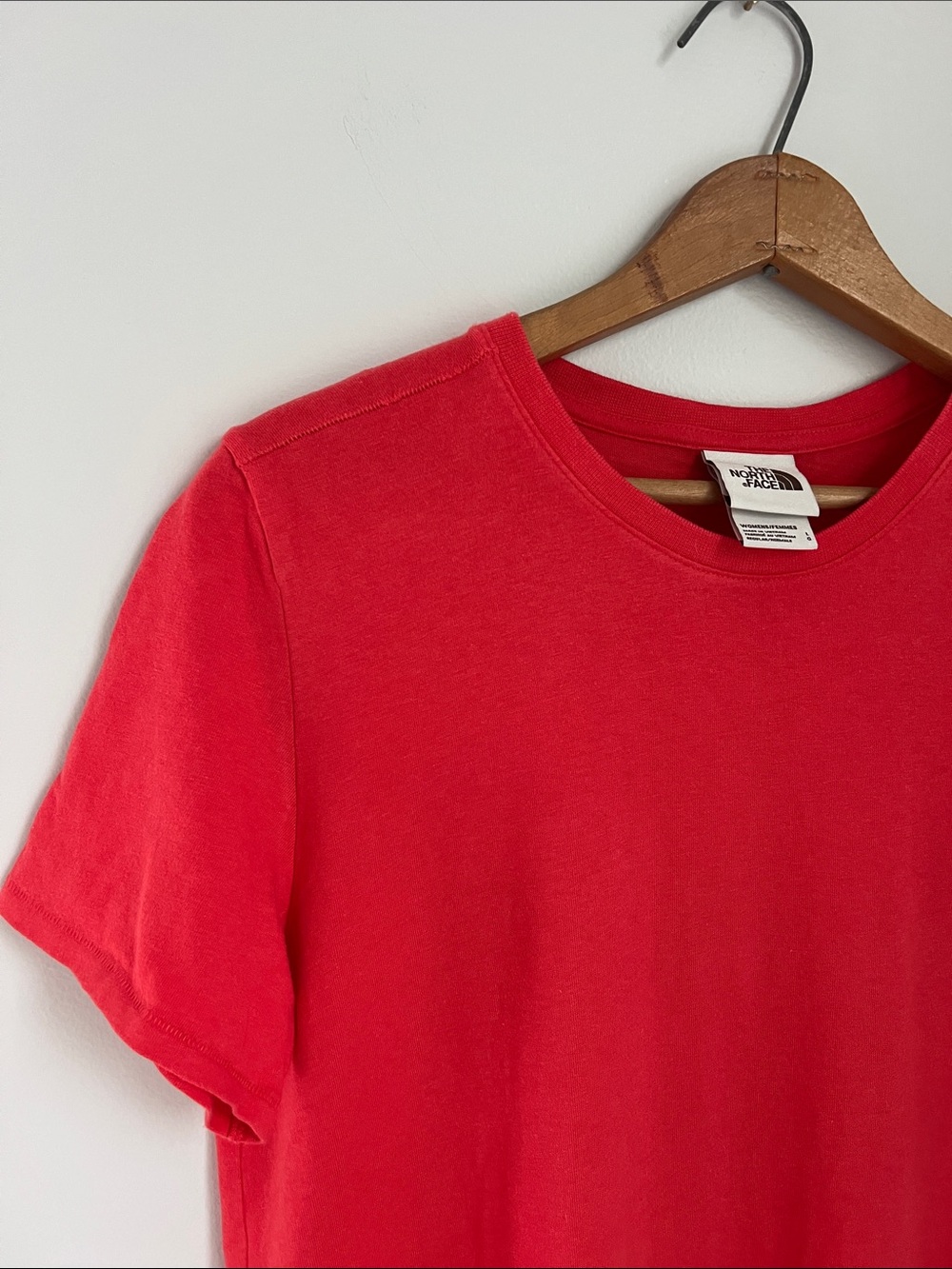 The North Face | Women's Coral Red Orange Crewneck T-shirt Dress Size Large - Picture 8 of 17